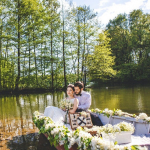 Свадебная прогулка на лодке: Андрей и Полина